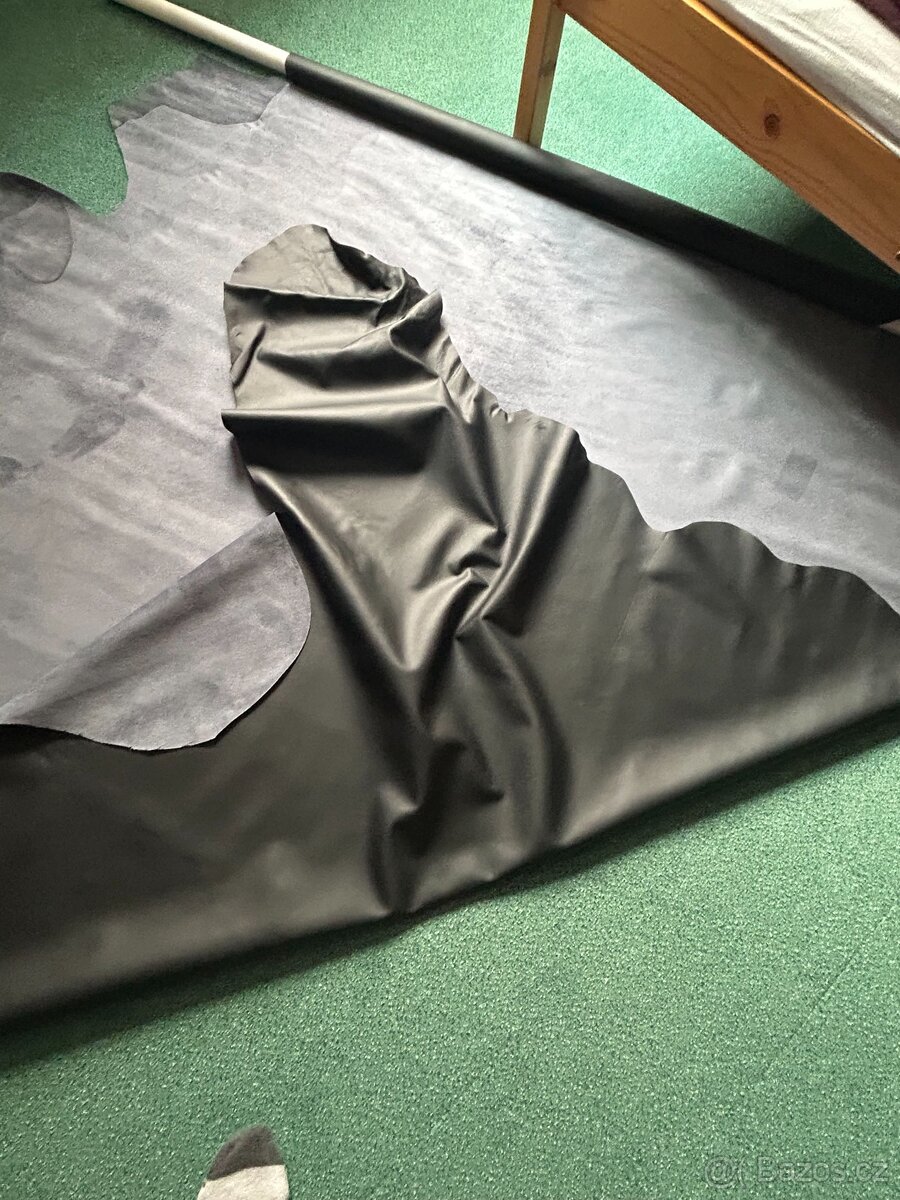 2 ks pravé kůže - černá barva - 3