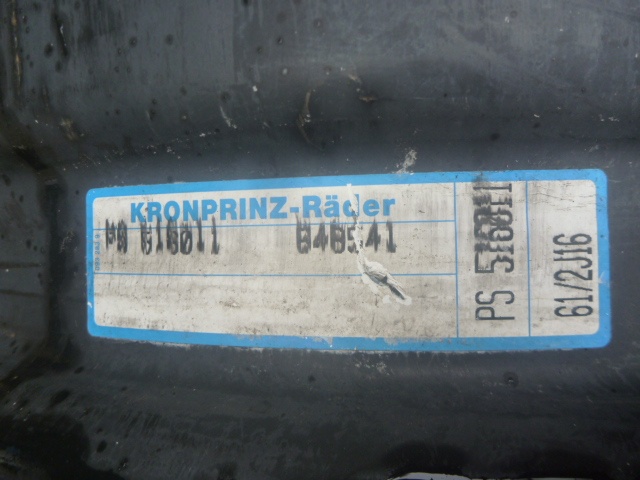 Použité plechové disky 6.5J x 16 ET26, 4×108, střed 65 mm - 3
