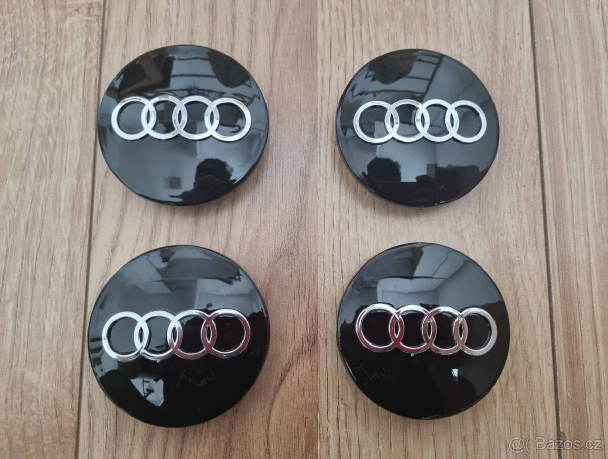 Poklicky AUDI hviezdice kryty stredu disku kol - 3