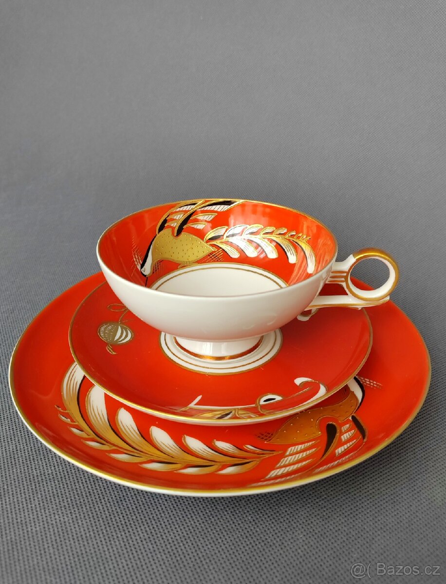 Sběratelský ručně malovaný porcelánový set Wallendorf - 3