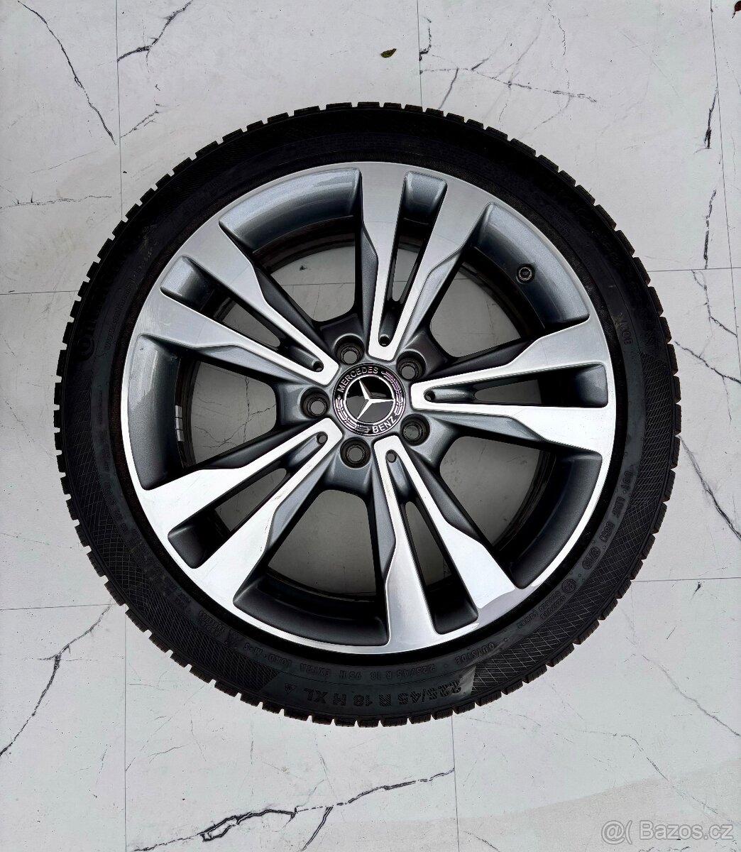 W205 C-class r18 alu kola r18 5x112 Zimni Continental - 3