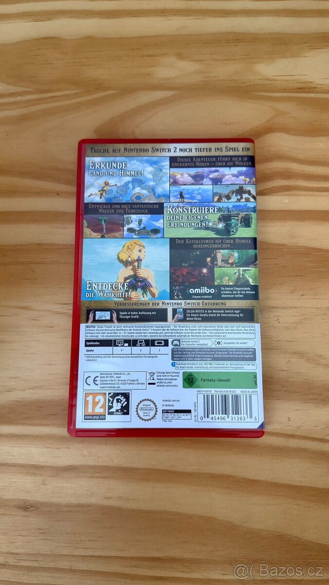 TLoZ: Tears of the Kingdom (Switch 2, německý obal) - 3