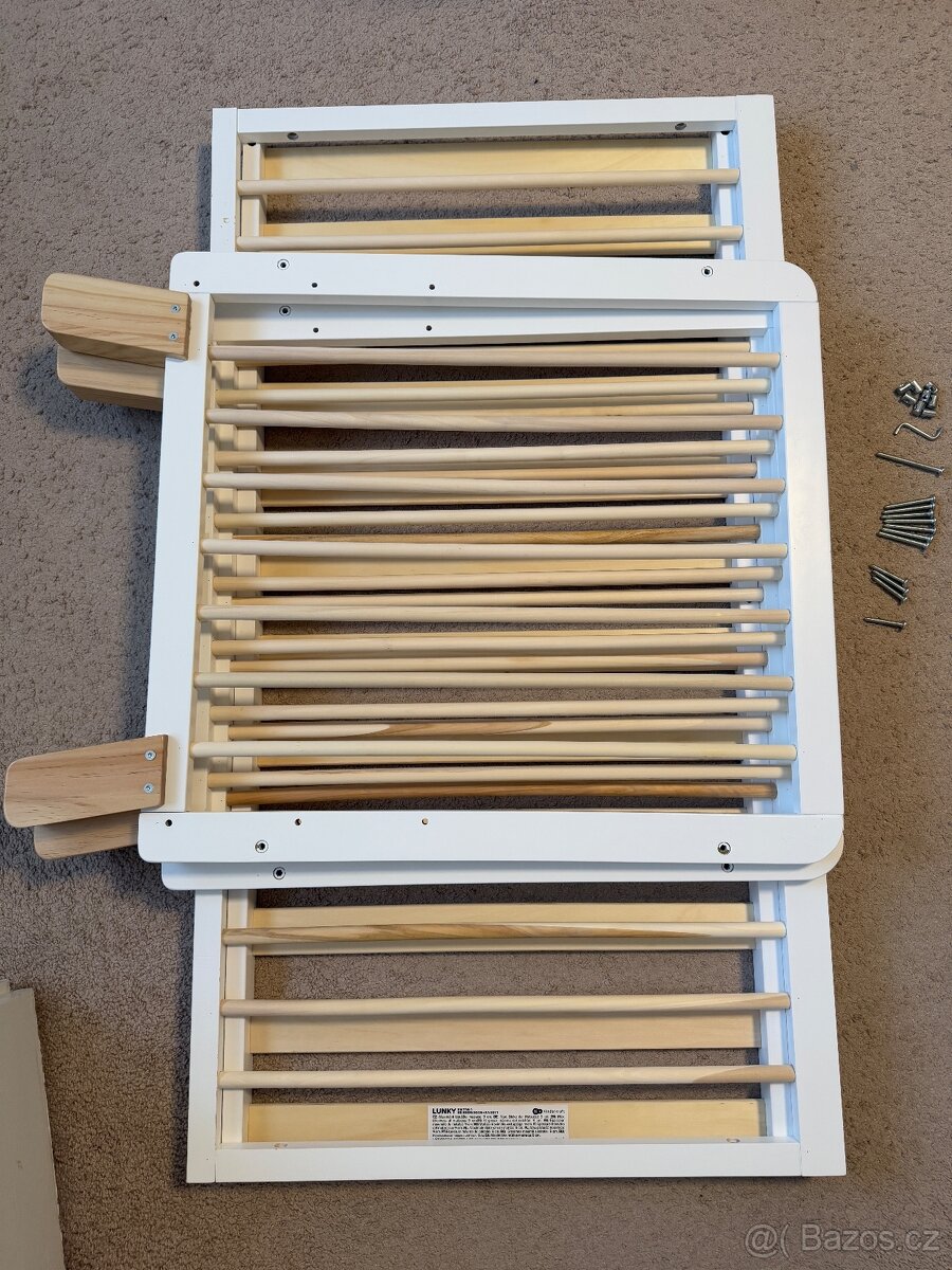 Postýlka KinderKraft LUNKY white - 3