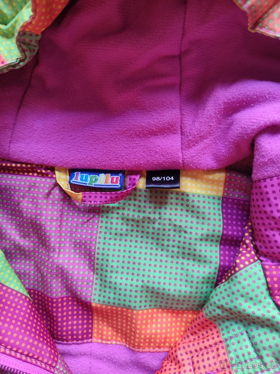 Dívčí zimní bunda velikost 98/104 - 3