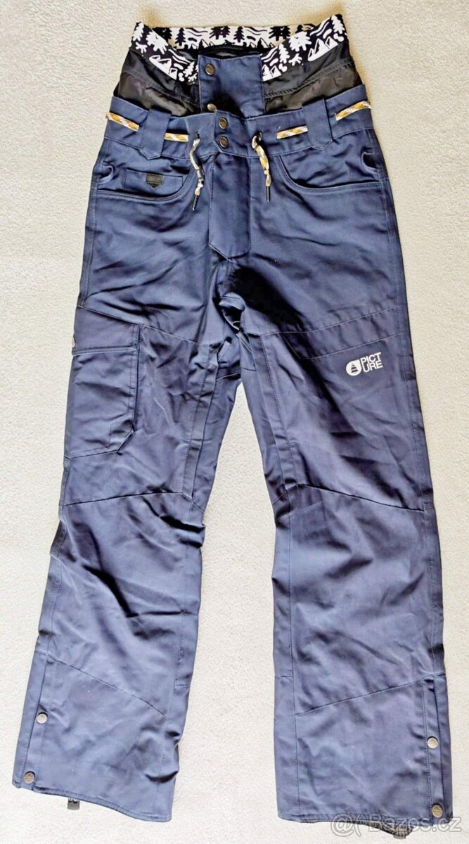 lyžařské kalhoty PICTURE ORGANIC model UNDER, vysoký pas - 3