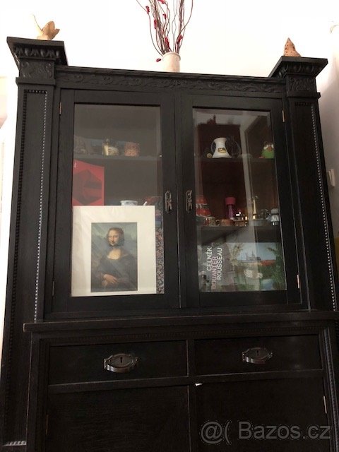 Starožitná komoda se skřínkou - 3