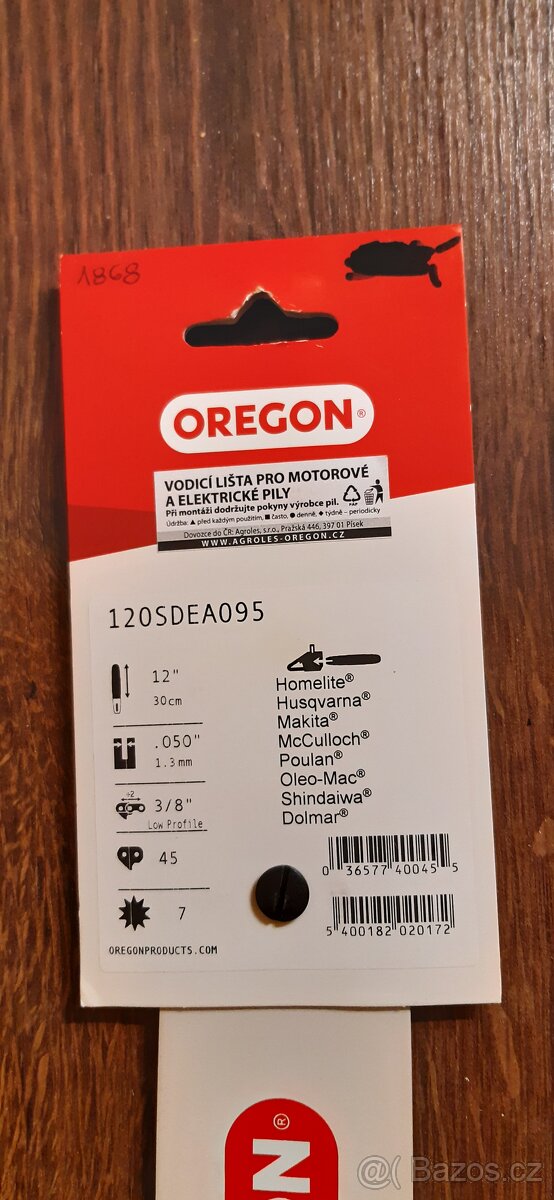 VODÍCÍ LIŠTA OREGON 30CM - 3
