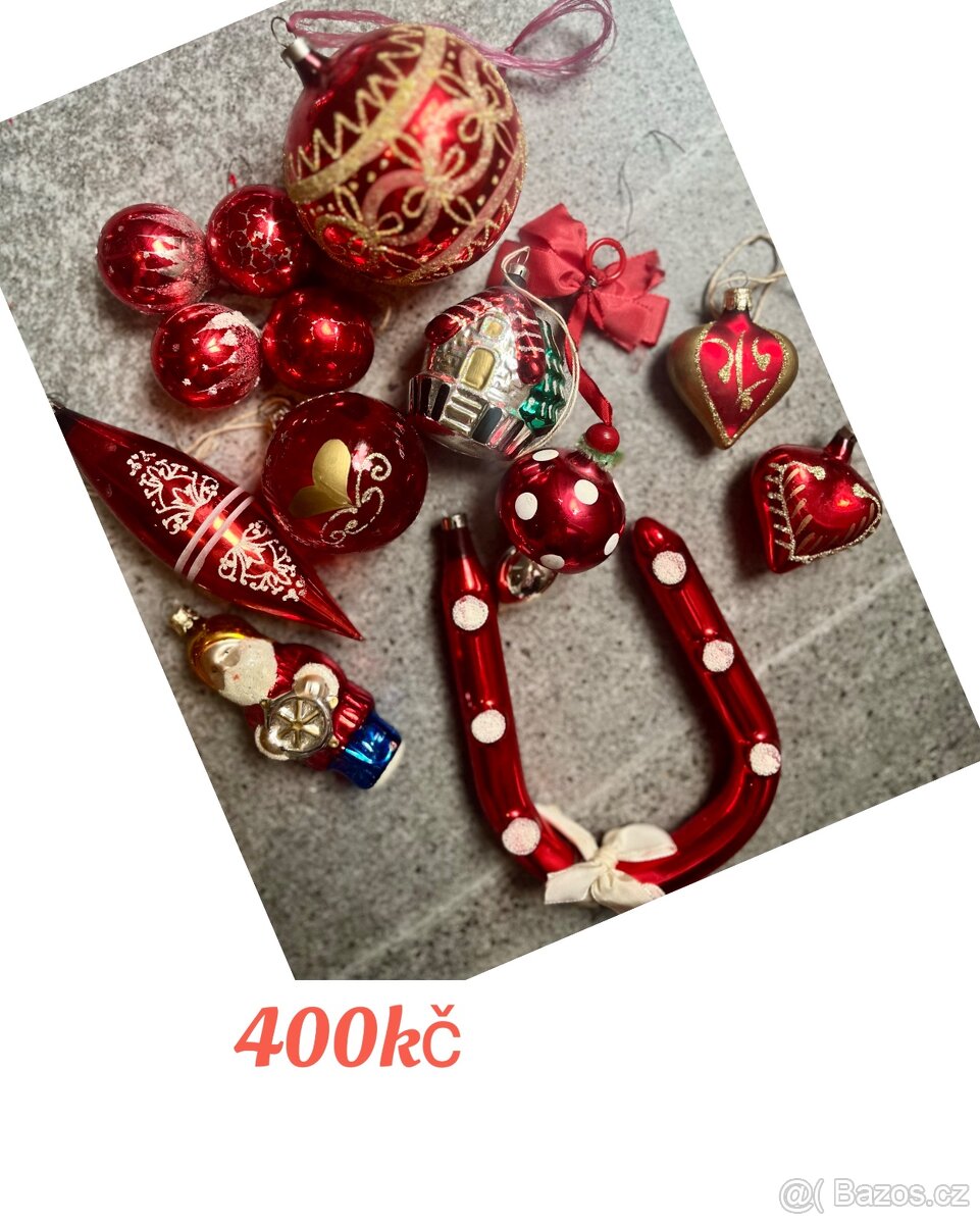 Skleněné vánoční ozdoby - 3