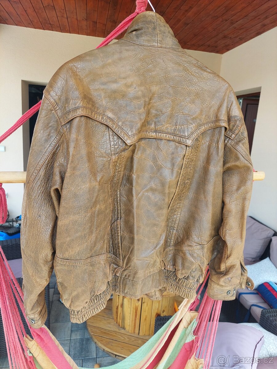 Retro kožená bunda - 3
