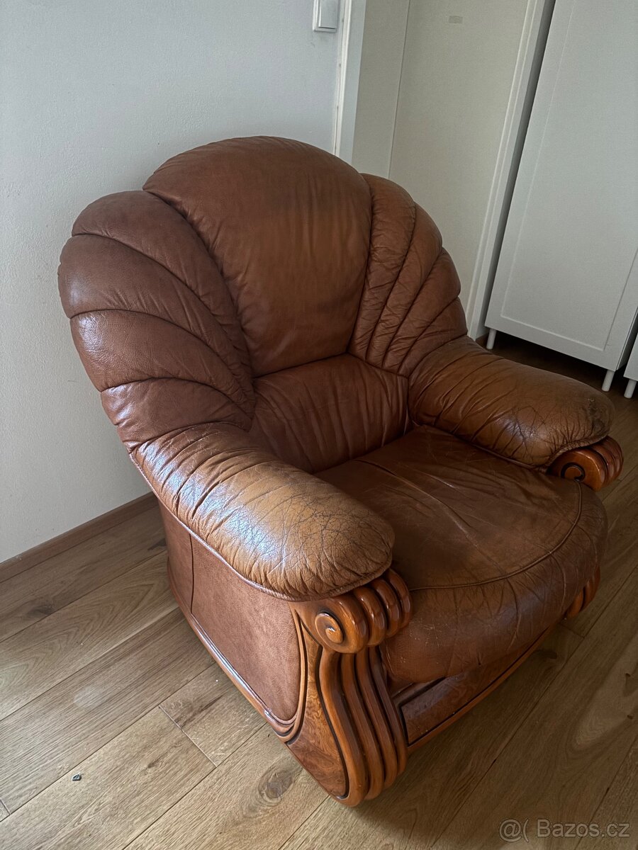 kožené křeslo - 3