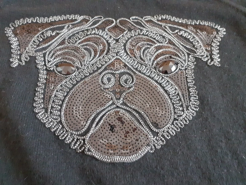 Dámský svetřík se psem H&M vel 46 - 3