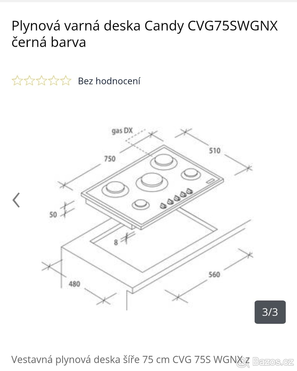 Varná deska Candy - 3