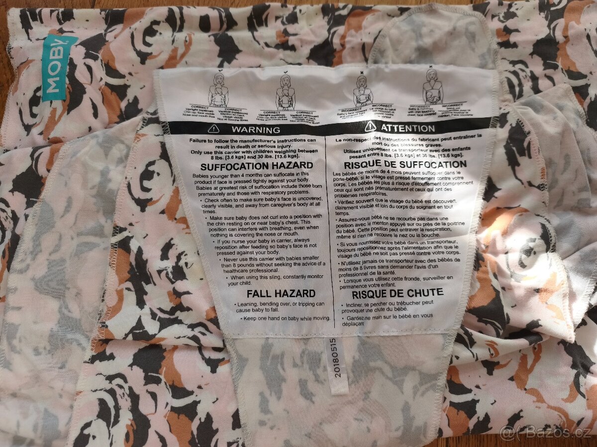Vázací šátek MOBY wrap - 3