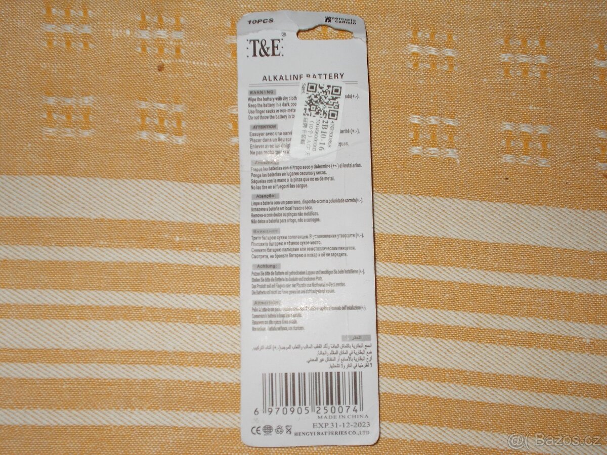 Knoflíkové baterie LR44W a LR927W - 3