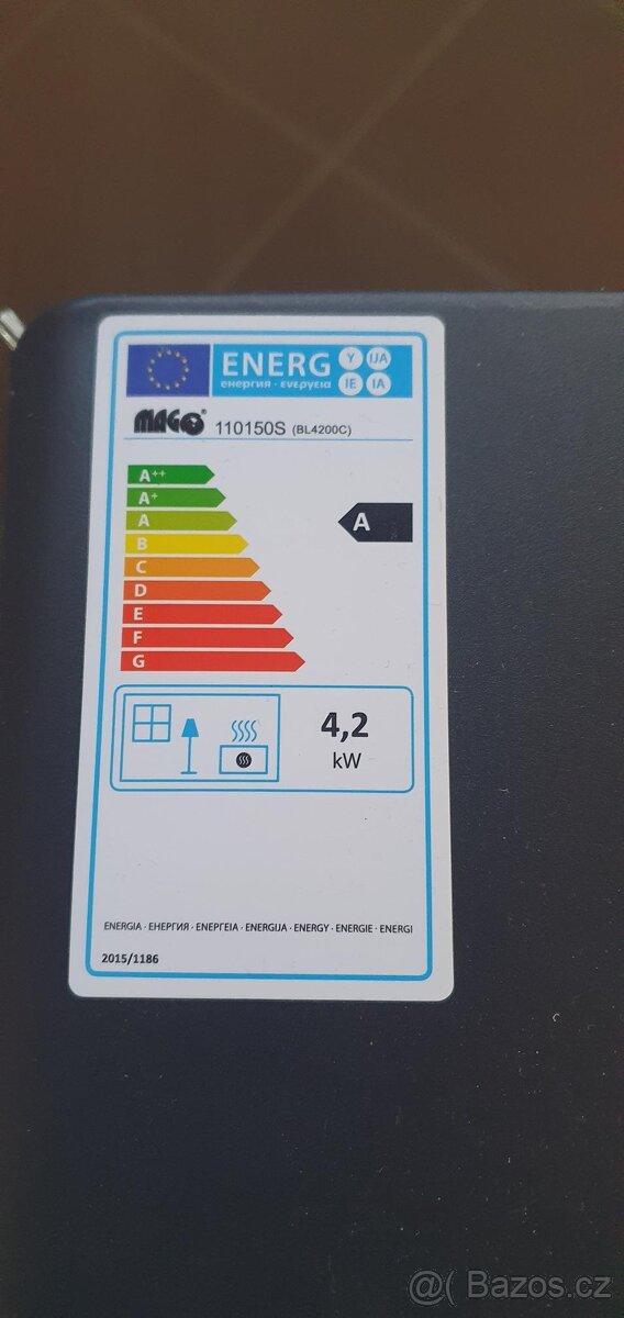 Zánovní kamna na plynovou bombu POHODY - 3