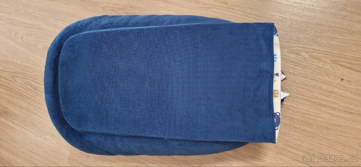 T-Tomi Hnízdečko pro miminko Velvet, blue bears - 3