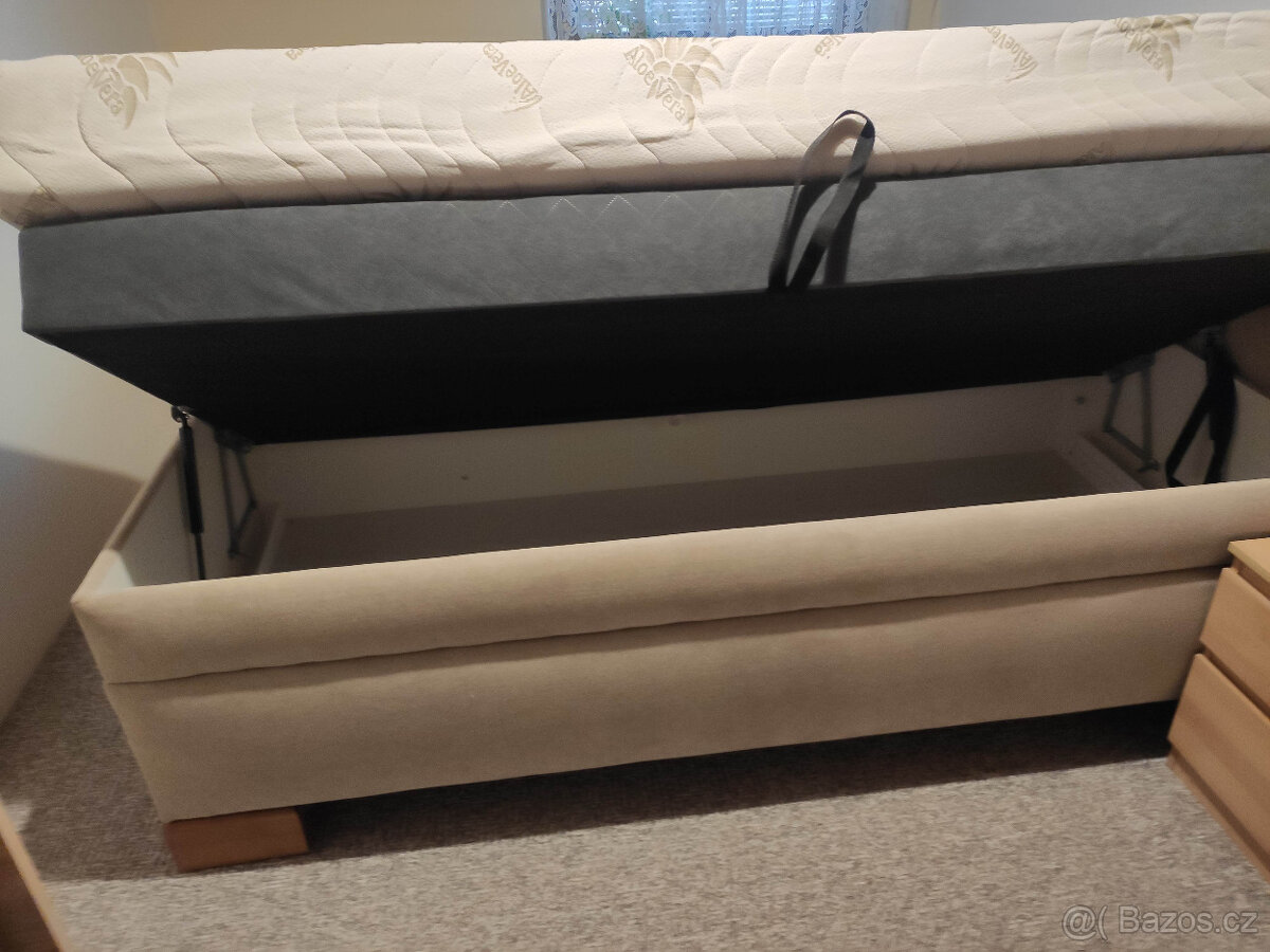 Boxspringová manželská postel 180 x 200 cm - 3