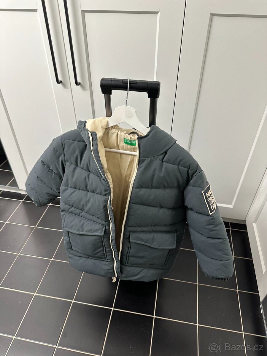 Teplá zimní stylová bunda Benetton - 3