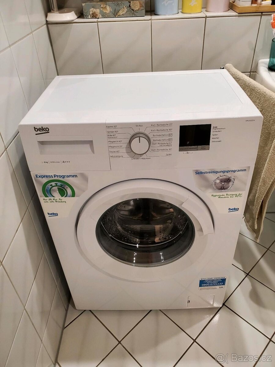 40cm moderní A+++ pračka Beko, dovoz autem - 3