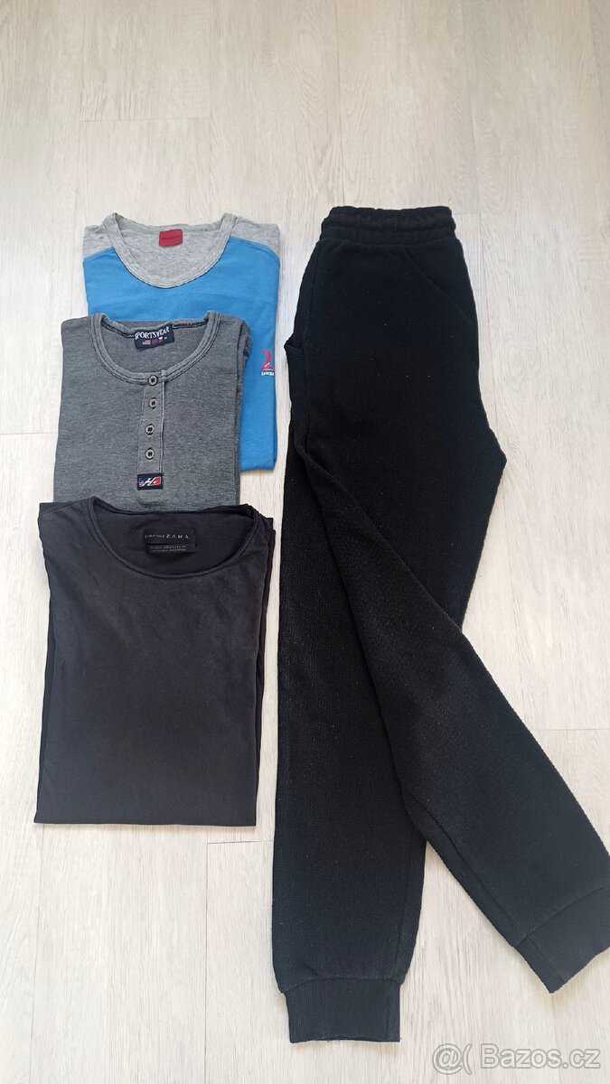 SET: chlapecké tepláky + trička vel. S - 3
