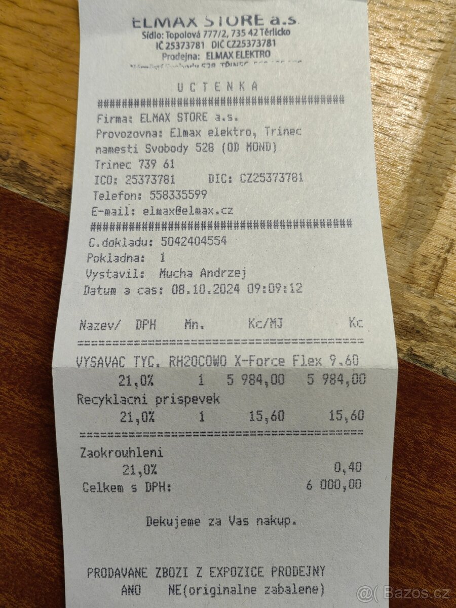 Prodam vysavač Roventa X-force - 3