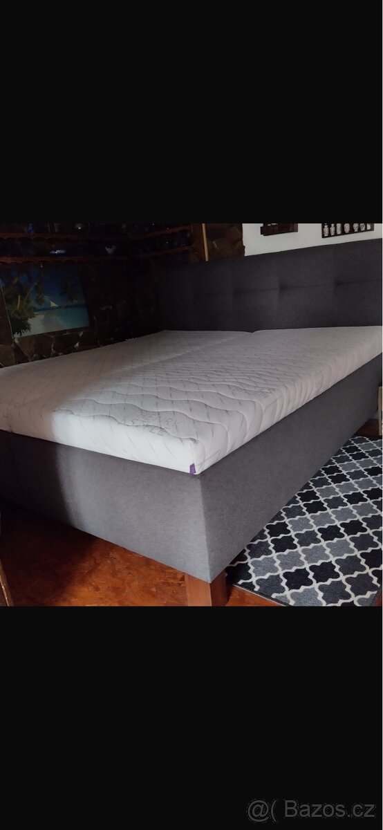 Bytelná manželská postel 180x200cm - 3
