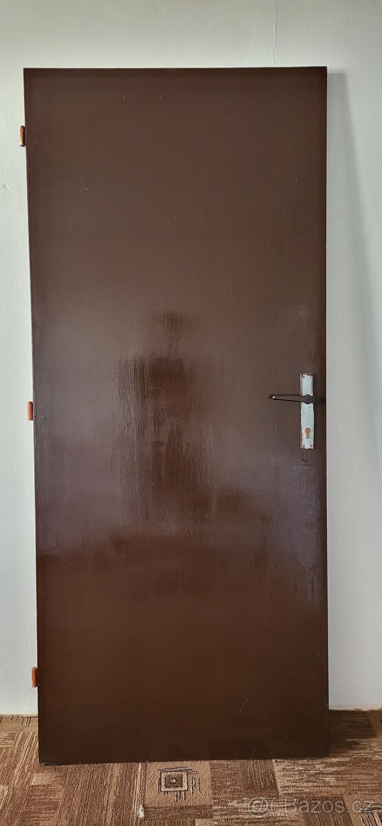starší dřevěné dveře, šířka 80 cm - 3