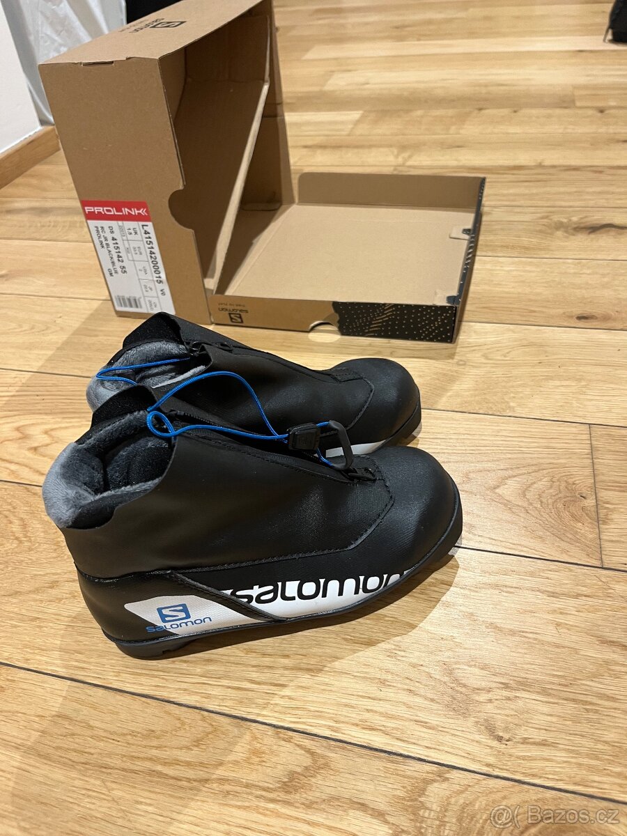 Detske bezecke boty Fischer Prolink JN Black/BLue 33.5 - 3