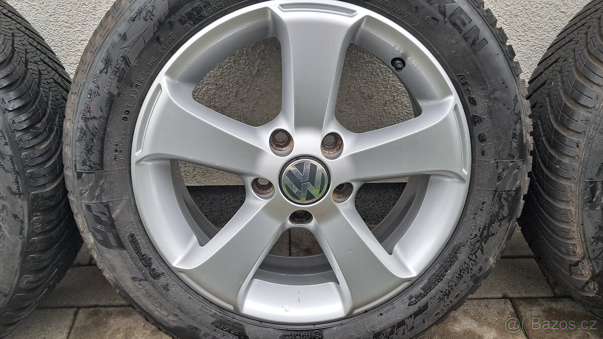 Prodám original celoroční alukola VW 205 55 16 5x112 - 3