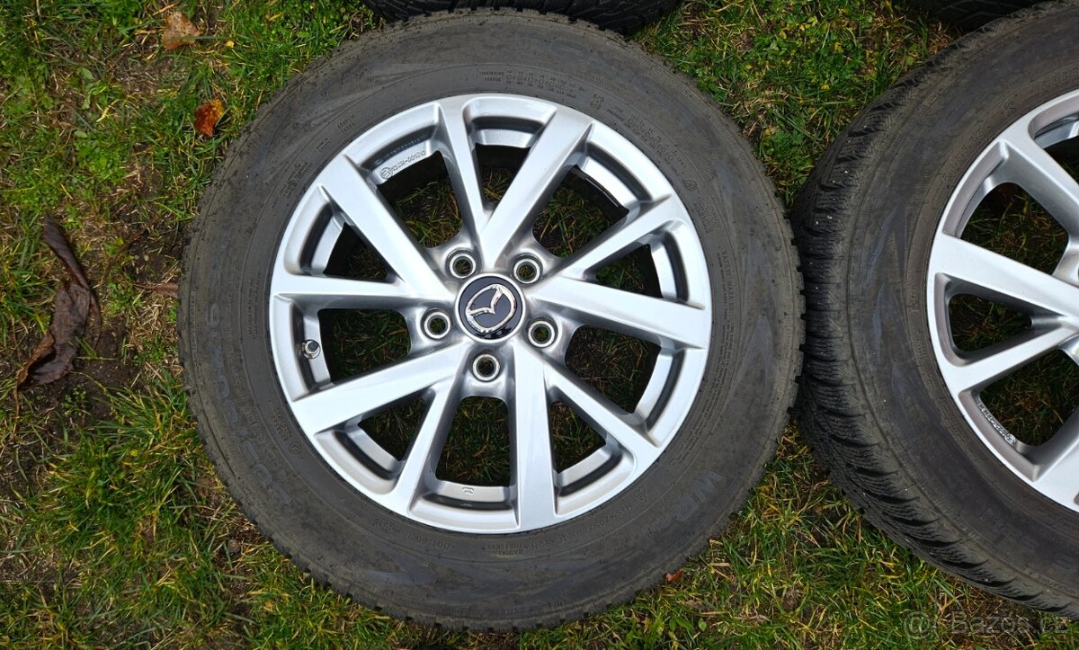 Mazda 3 zimní kola 205/60 R16 elektrony 6,5Jx16 5x114,3 ET45 - 3