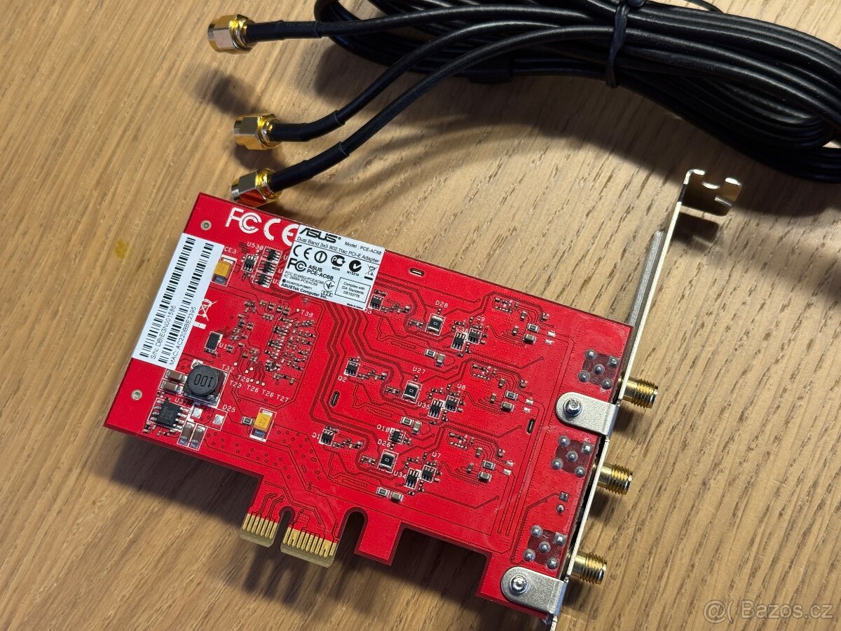 ASUS PCE-AC68 - WIFI 802.11ac WIFI karta do PCI-E - 3