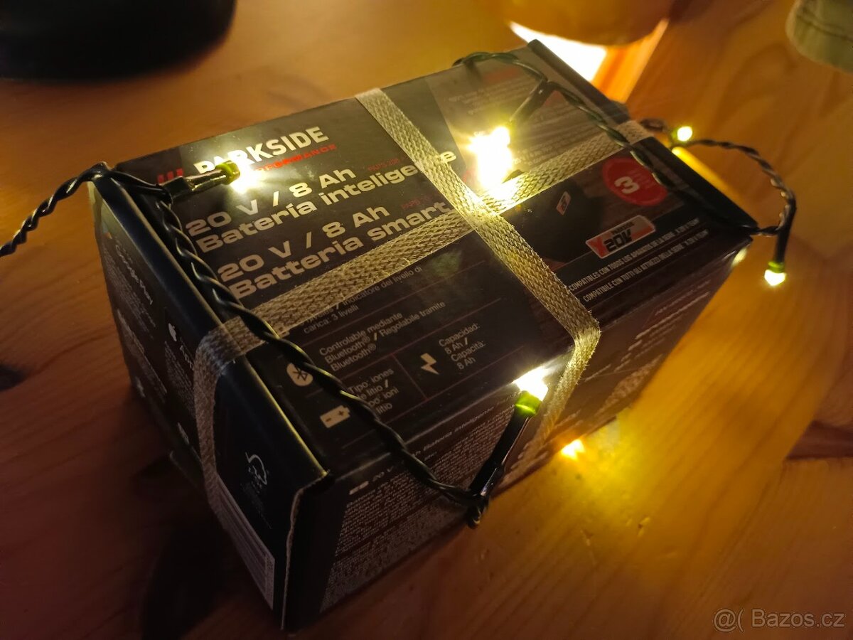 4x Smart akumulátor 8 Ah + dvojitá rychlonabíječka - 3