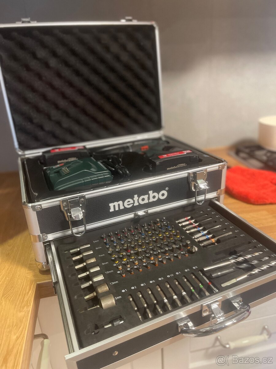 AKU Vrtačka Metabo+kufr+přislušenstvi. - 3