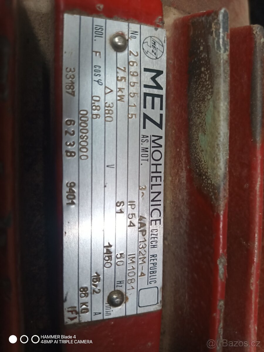 Patkový elektromotor Mez Mohelnice - 3