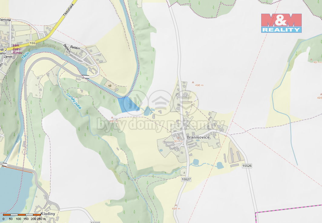 Prodej lesa, 9272 m², Římov - Branišovice - 3