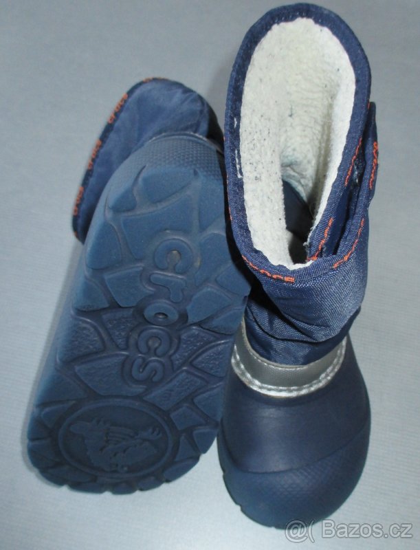 Holínky-gumáky-sněhule CROCS KID Flury naevy C10/11 a C12/13 - 3