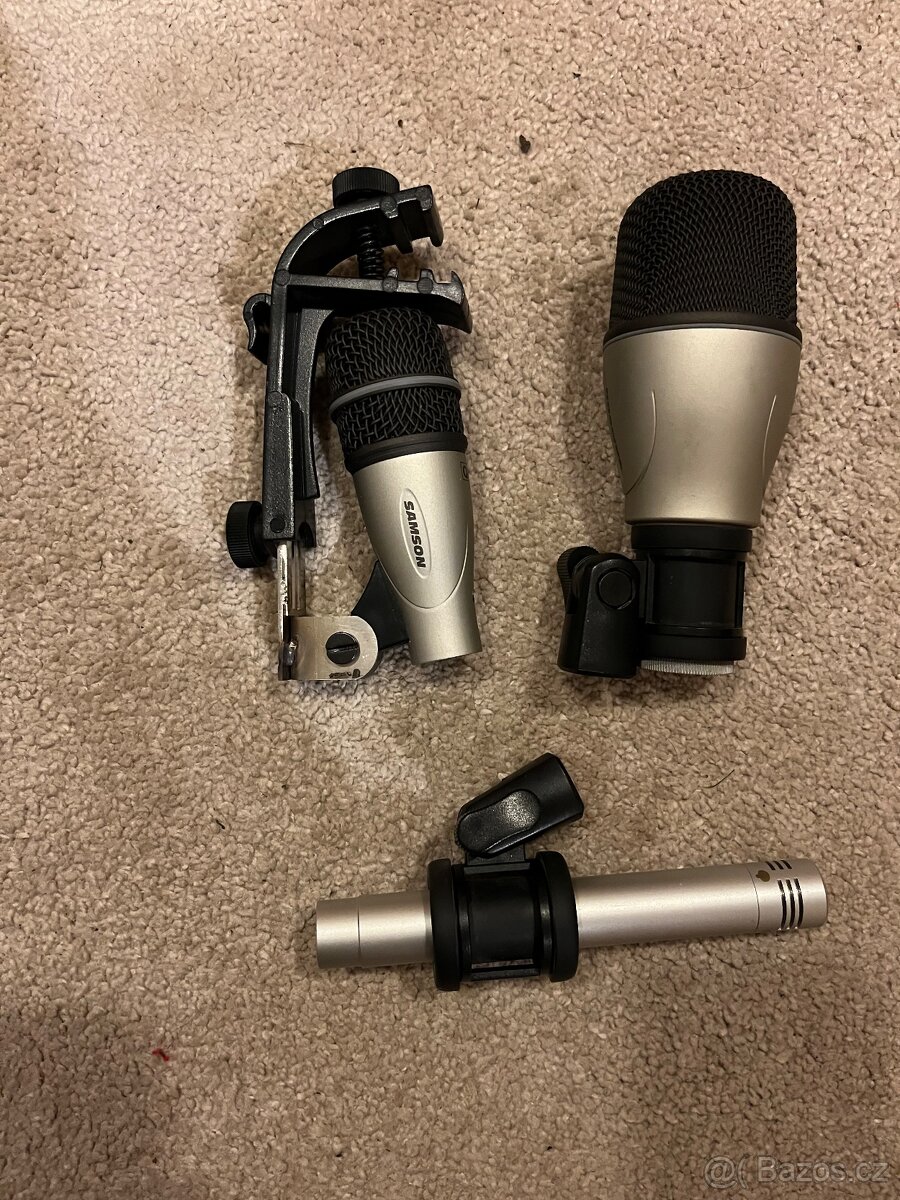 Mikrofony na bicí Samson - 3