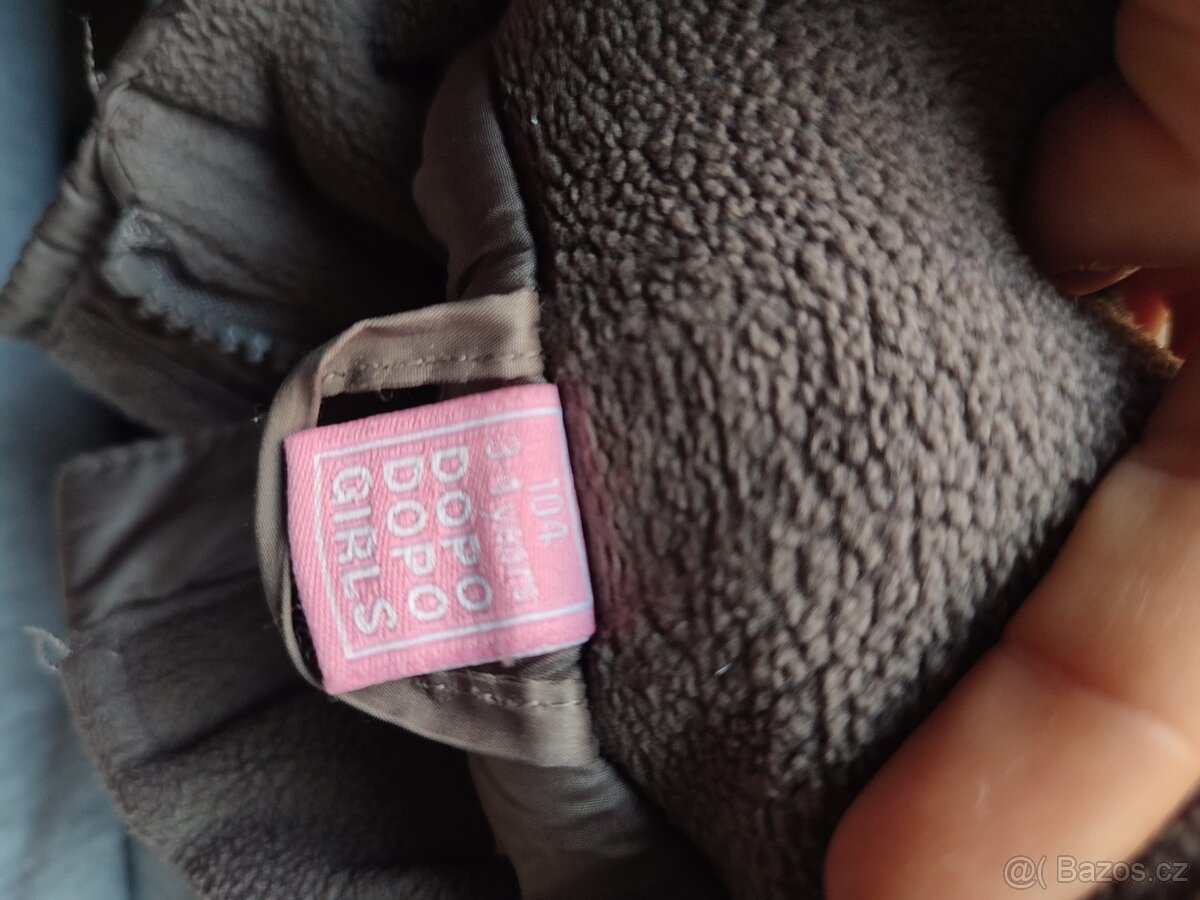 Dívčí zimní bunda velikost 104 - 3