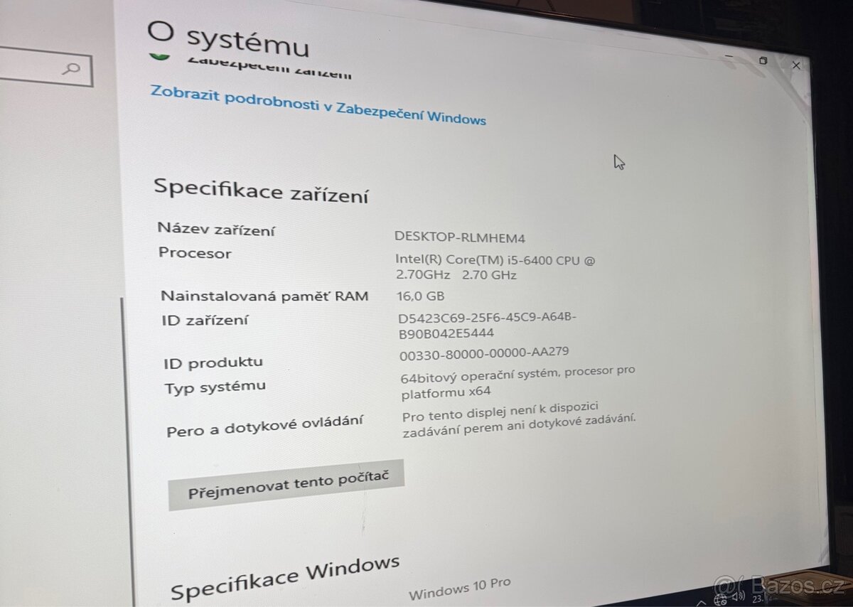 Herní PC – i5 / GTX 1060 6GB / 16GB RAM / SSD 500GB - 3