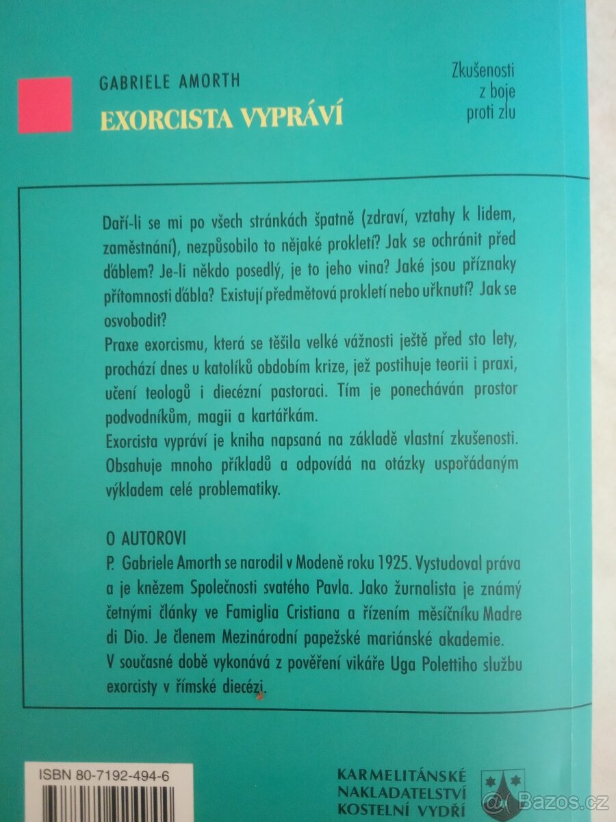 Gabriele AMORTH: EXORCISTA VYPRÁVÍ... - 3