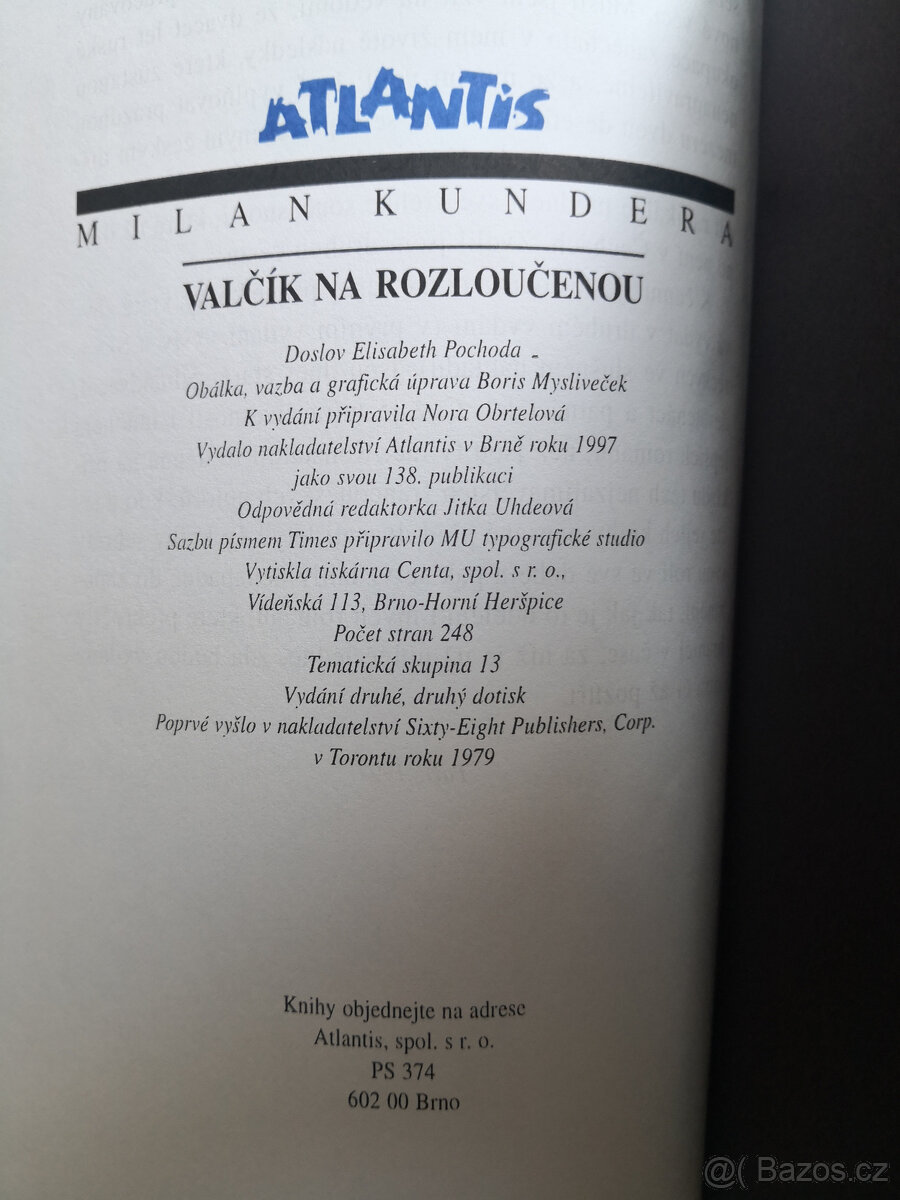 Milan Kundera 2x - 3