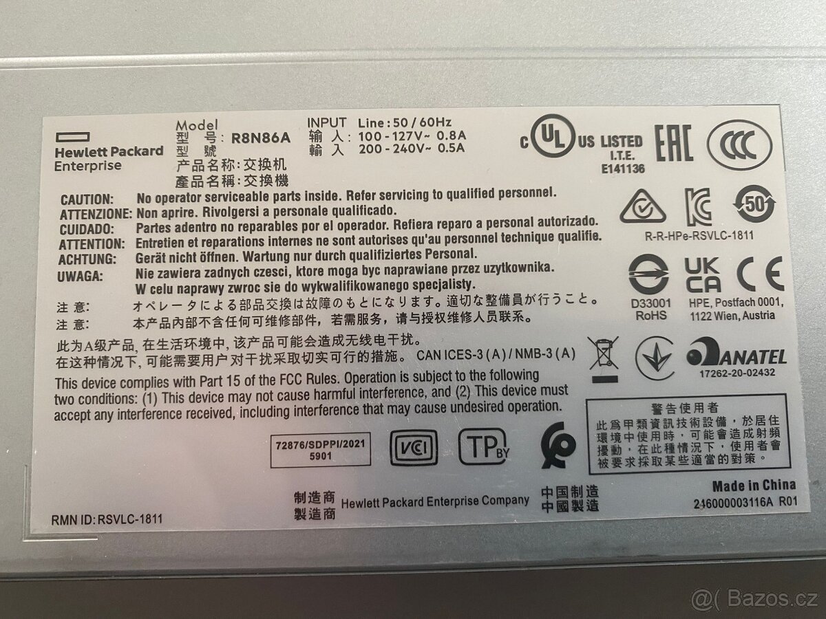 Aruba R8N86A (Aruba CX 6000 48G switch) - 3