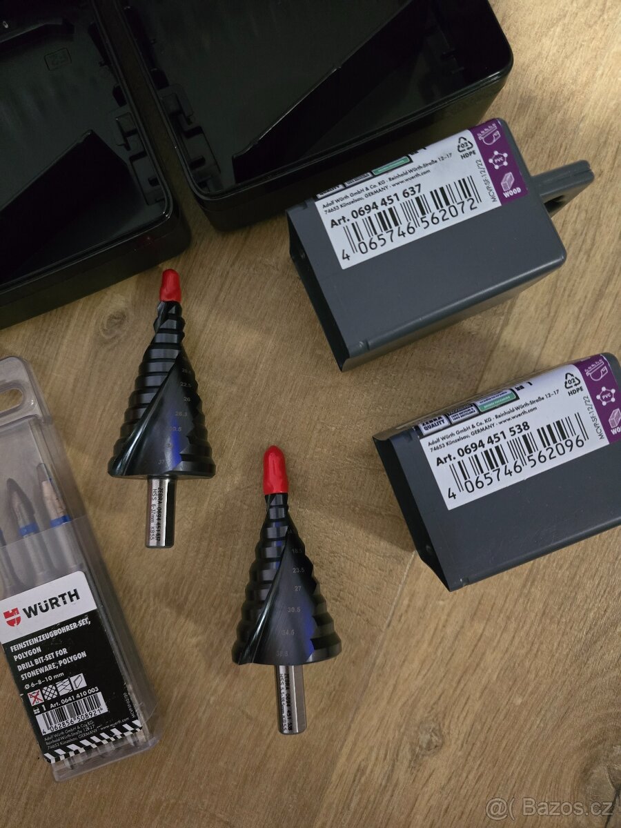 Wurth sadá zavitnikov stromčekovy Stupňový vrták nové - 3