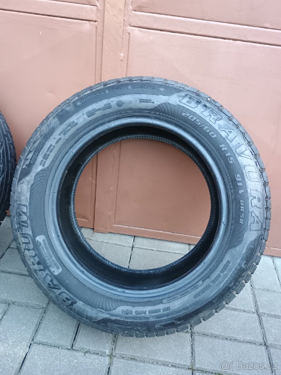 Letní pneu Barum 205/60 R15 - 3