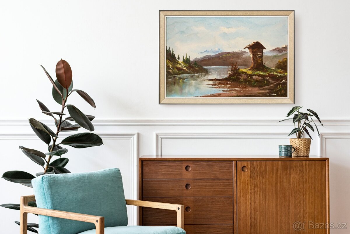 Horské jezero, Ziedler, 645 × 475 mm - 3