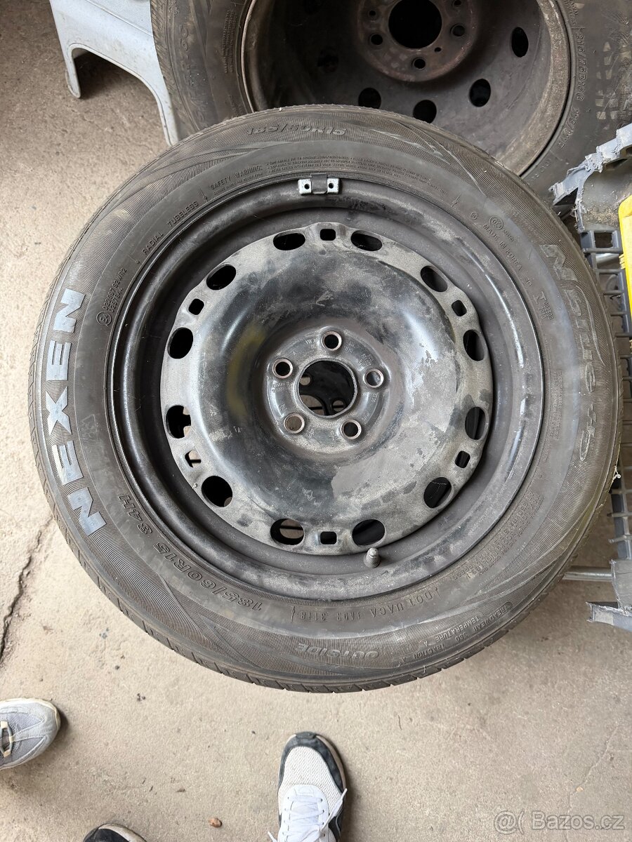 15" plechové disky škoda fabia3 ,rapid - 3