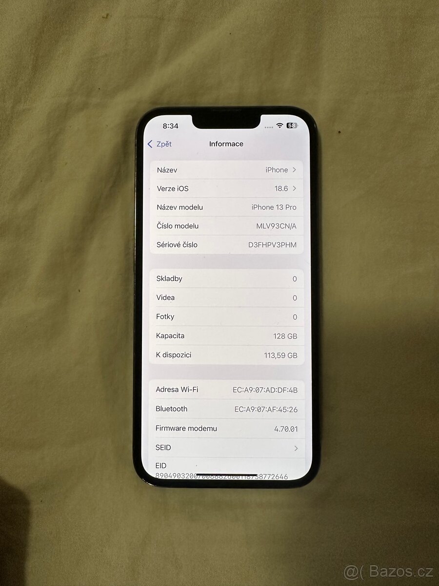 📱 iPhone 13 Pro – 128 GB, vesmĂrnÄ› šedĂ˝ - 3