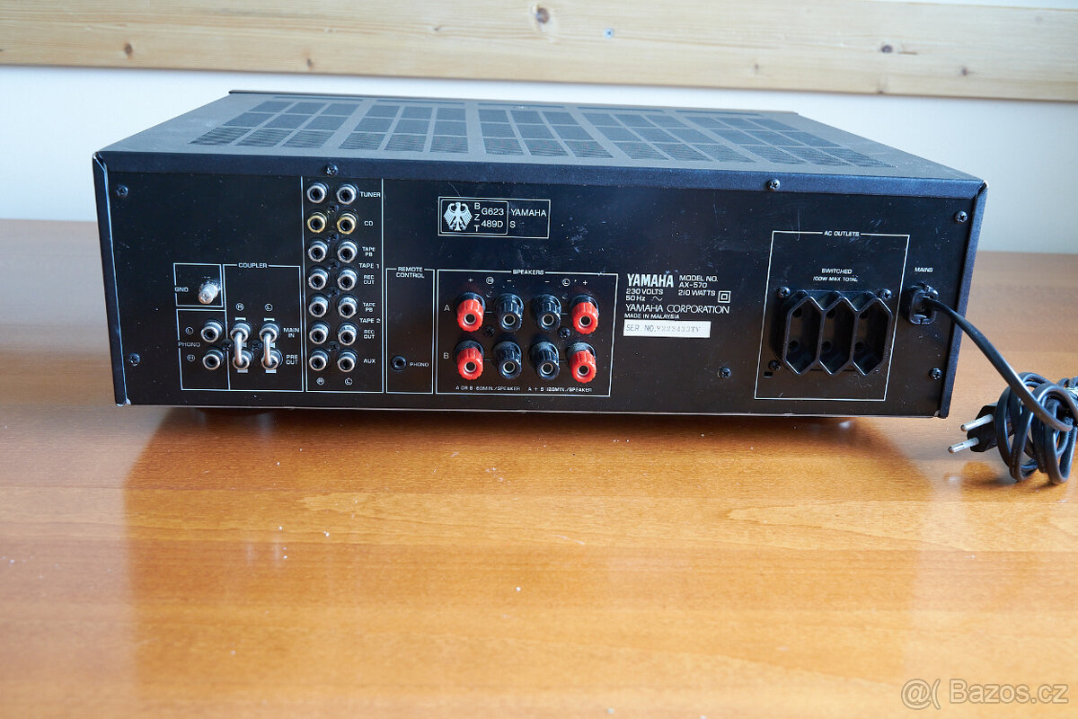 YAMAHA zesilovač AX-570 + dálkové ovládání - 3