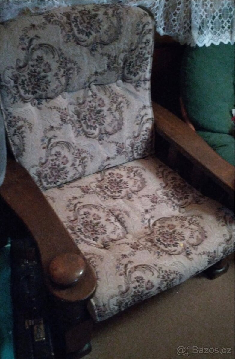 Prodám sedací soupravu z masivu - 3