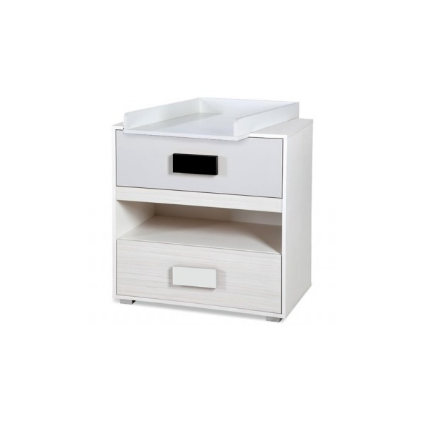 Dětský pokojový nábytek RIKI, neponičený, bílá, černá, šedá. - 3